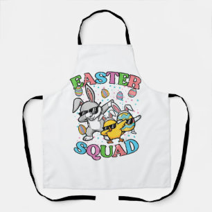 Tablier Équipe de Pâques Lapin Œuf Poussin Dab Équipage Co