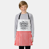 Tablier Équipe de pâtisserie de Noël (Porté)