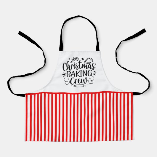 Tablier Équipe de pâtisserie de Noël (Recto)