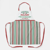 Tablier Équipe de pâtisserie de Noël Fête des biscuits (Recto)