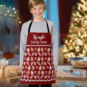 Tablier Équipe de pâtisserie personnalisée pour enfants po