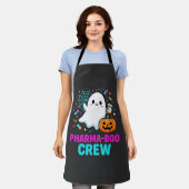 Tablier Équipe de Pharma-Bou du pharmacien Halloween fantô (Porté)