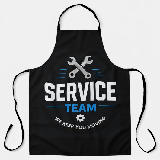 Tablier 🛠️ Équipe de service Atelier de réparation automo (Recto)