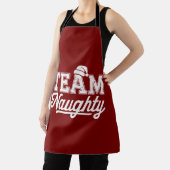 Tablier Équipe Naughty Funny Fête de Noël Plaisanter Humou (Insitu)