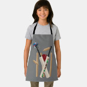 Tablier Équipement de cricket Bats Ball, Enfants Full Prin (Insitu)