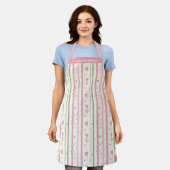 Tablier Ère des Fêtes Rose Personnalisée Coquette (Porté)