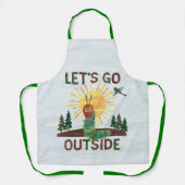 Tablier Eric Carle | Allons dehors (Recto)