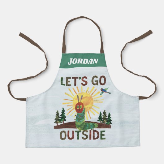 Tablier Eric Carle | Allons dehors (Recto)