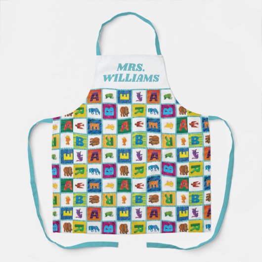 Tablier Eric Carle | B est pour Ours (Recto)