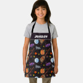 Tablier Eric Carle | Caterpillar Black Halloween Motif (Insitu)