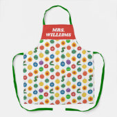 Tablier Eric Carle | Caterpillar Christmas | Personnaliser (Recto)