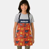 Tablier Eric Carle | Caterpillar Motif Halloween (Insitu)