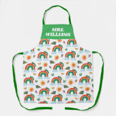 Tablier Eric Carle | Caterpillar to Rainbow Butfly (Recto)