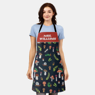 Tablier Eric Carle   Motif Bugs et Champignons