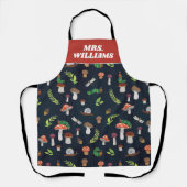 Tablier Eric Carle | Motif Bugs et Champignons (Recto)
