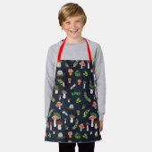 Tablier Eric Carle | Motif Bugs et Champignons (Porté)