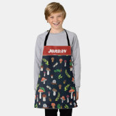 Tablier Eric Carle | Motif Bugs et Champignons (Porté)