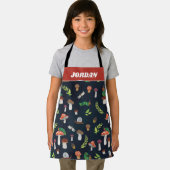 Tablier Eric Carle | Motif Bugs et Champignons (Insitu)