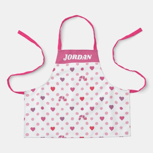 Tablier Eric Carle | Valentine Heart | Personnaliser (Recto)