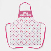 Tablier Eric Carle | Valentine Heart | Personnaliser (Recto)