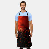 Tablier éruption volcanique (Porté)