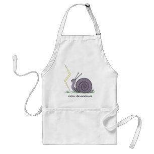 Tablier Escargot surpris