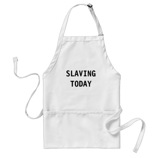 Tablier Esclavage d'Apron aujourd'hui (Devant)