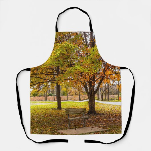 Tablier Espace banc de vue d'automne (Recto)
