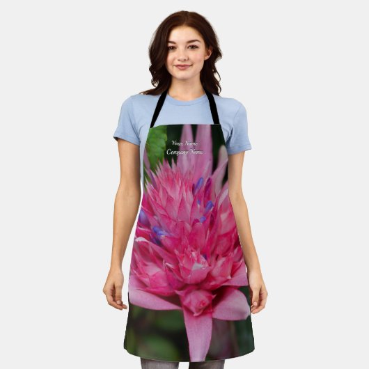 Tablier Espace beauté rose (Porté)