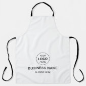 Tablier Espace commercial et logo personnalisé (Recto)