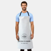 Tablier Espace commercial et logo personnalisé (Porté)