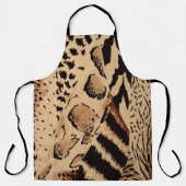 Tablier Espace cuisine poster de animal (Recto)