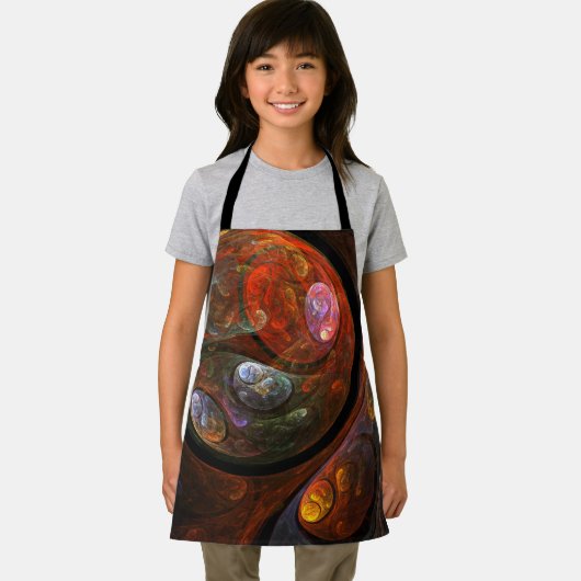 Tablier Espace d'art Abstrait de connexion fluide (Insitu)