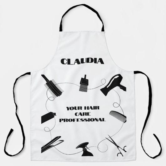 Tablier Espace de coiffure professionnel (Recto)