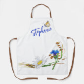 Tablier Espace de conception de marque Blue White (Recto)