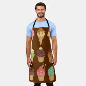 Tablier Espace de crème glacée (Porté)