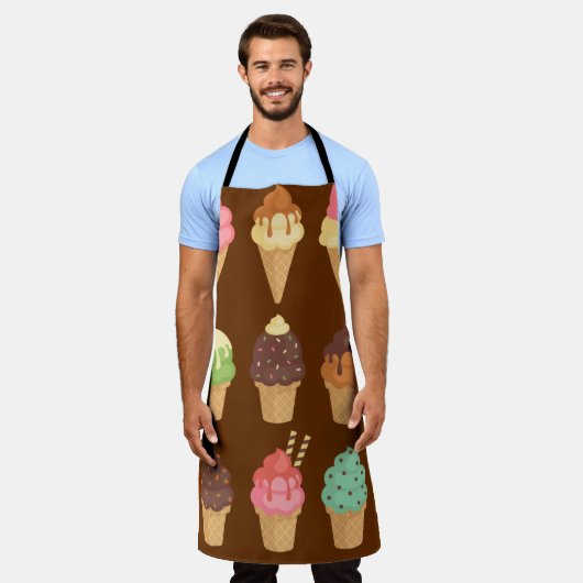 Tablier Espace de crème glacée (Porté)