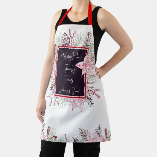 Tablier Espace d'impression complet du menu Vacances (Insitu)