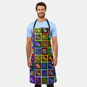Tablier Espace d'impression des boîtes et des points (Porté)
