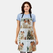 Tablier Espace d'impression sur 5 photos personnalisées (Porté)