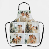 Tablier Espace d'impression sur 5 photos personnalisées (Recto)