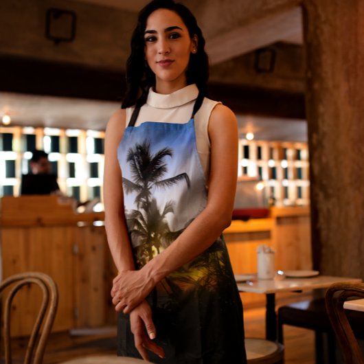 Tablier Espace d'impression Tropical Sunset