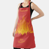 Tablier Espace FIRE de nom et de texte personnalisé (Insitu)