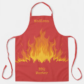 Tablier Espace FIRE de nom et de texte personnalisé (Recto)