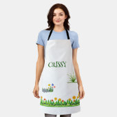 Tablier Espace Jardin Nom Personnalisé (Porté)