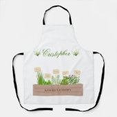 Tablier Espace Jardin Nom Personnalisé (Recto)
