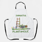 Tablier Espace jardiniers personnalisé (Recto)