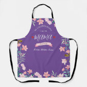 Tablier Espace Mama Personnalisé Avec Noms D'Enfants (Recto)