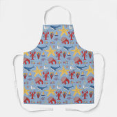 Tablier Espace océanique lunaire (Recto)