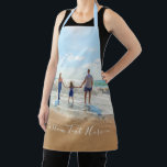 Tablier Espace photo personnalisé avec texte<br><div class="desc">Espace photo et texte personnalisé - Unique votre propre design - Famille personnalisée / Amis ou Cadeau personnel - Ajouter votre texte et photo - Redimensionner et déplacer ou ajouter des éléments - image / texte avec outil de personnalisation ! Choisissez les polices / taille / couleur ! Bonne chance...</div>